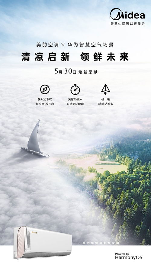 美的空調(diào)與華為HarmonyOS系統(tǒng)一碰即合 為參差的智能家電樹標(biāo)桿